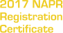 2017 NAPR Registration Certificate